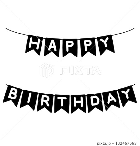 ガーランドのイラスト 132467665