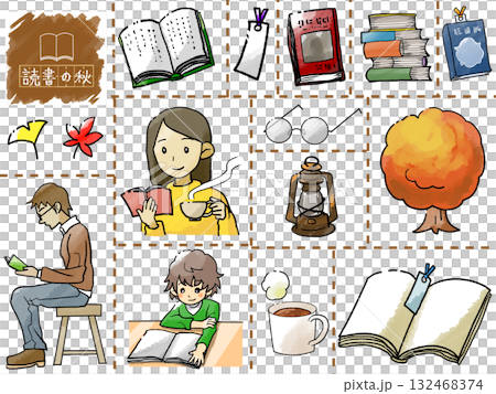 秋季讀書漫畫 秋季讀書漫畫 132468374