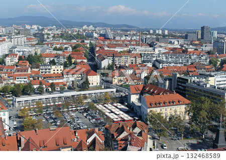 Ljubljana city architecture 132468589