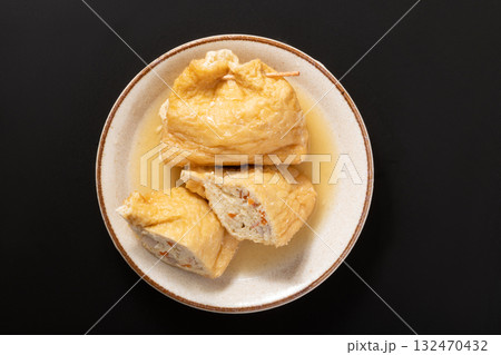 豆腐と野菜の油揚げ包み　ガンモ 132470432