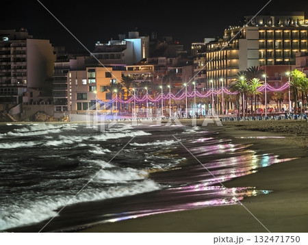 luminous skyline with diverse architecture reflected in tranquil waters during lively nocturnal luminous skyline with diverse architecture reflected in tranquil waters during lively nocturnal 132471750