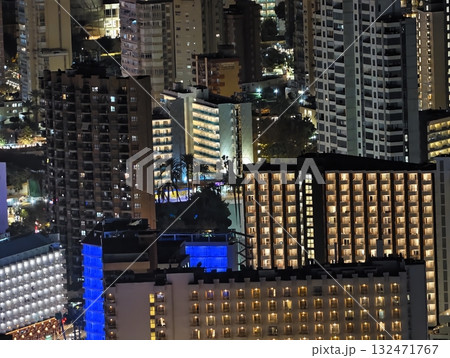 luminous skyline with diverse architecture reflected in tranquil waters during lively nocturnal luminous skyline with diverse architecture reflected in tranquil waters during lively nocturnal 132471767