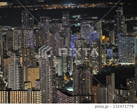 luminous skyline with diverse architecture reflected in tranquil waters during lively nocturnal luminous skyline with diverse architecture reflected in tranquil waters during lively nocturnal 132471779