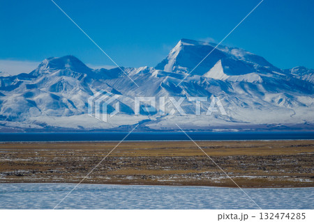 Mount Namu Na'ni Peak landscape in tibet, China 132474285