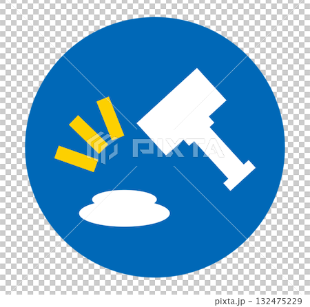 オークションのイメージアイコンイラスト 132475229