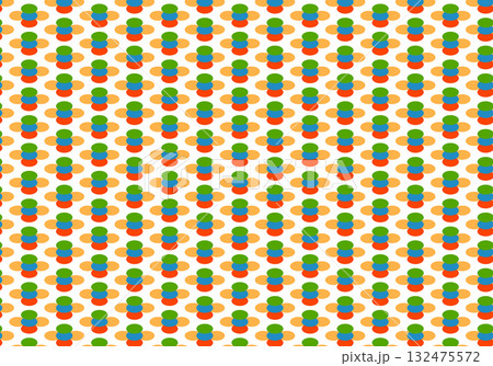 POPでおしゃれな丸柄 POPでおしゃれな丸柄 132475572