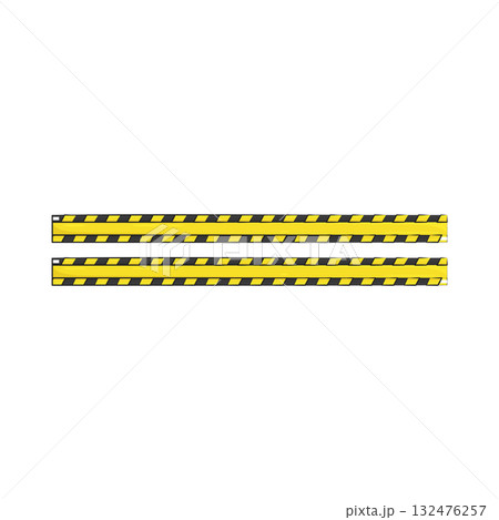 Illustration of caution tape Illustration of caution tape 132476257