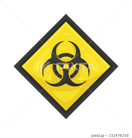 Illustration of biohazard sign Illustration of biohazard sign 132476258