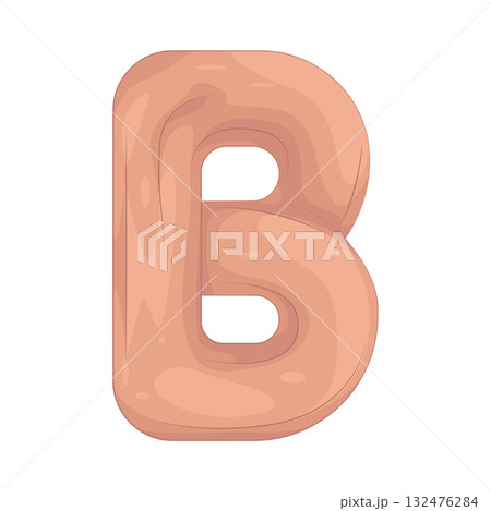 Illustration of letter B 132476284