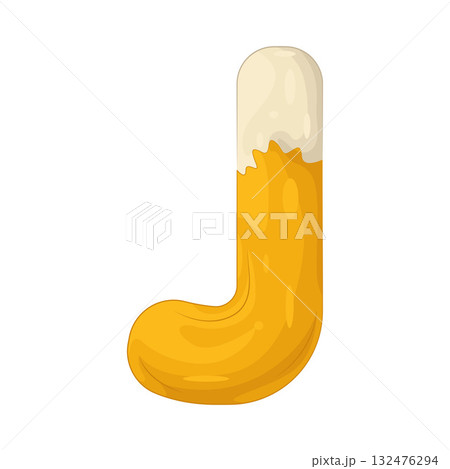 Illustration of letter j for juice 132476294