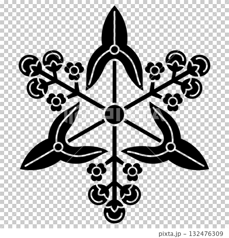 This is the family crest. It is called the Three Nagato Family's Water Lily. This is the family crest. It is called the Three Nagato Family's Water Lily. 132476309