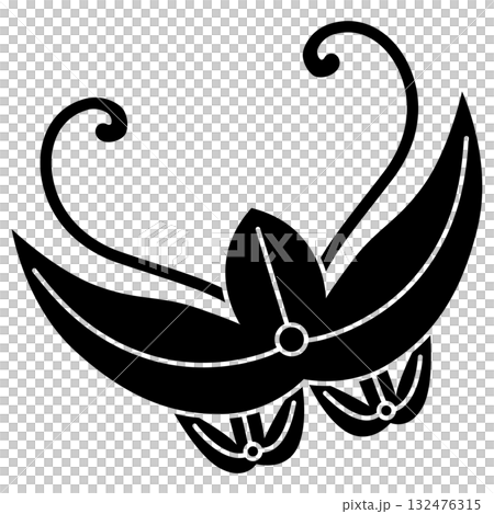 This is the family crest, called the flying butterfly with sedge. 132476315