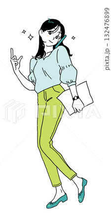 働く女性 132476899