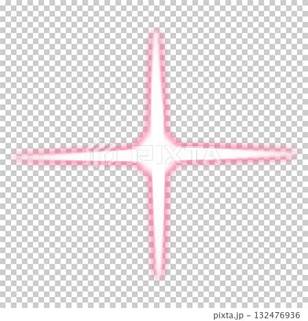 鮮やかなピンク色の光のエフェクト 鮮やかなピンク色の光のエフェクト 132476936