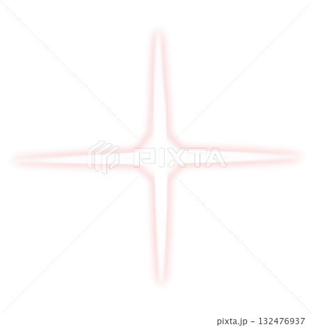 ピンク色の光のエフェクト 132476937