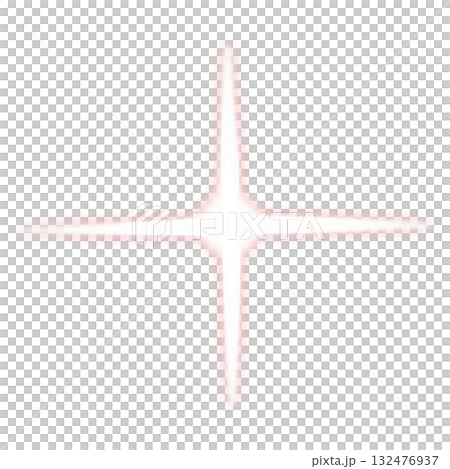 ピンク色の光のエフェクト 132476937