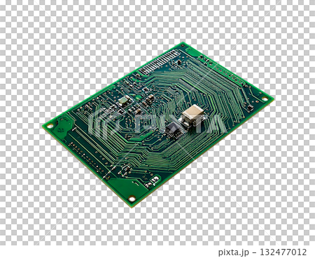 Precision electronic circuit board | No background, transparent PNG, copy space Precision electronic circuit board | No background, transparent PNG, copy space 132477012