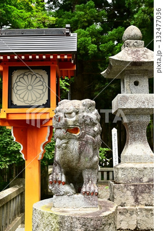 遠野六神石神社の狛犬 132477036