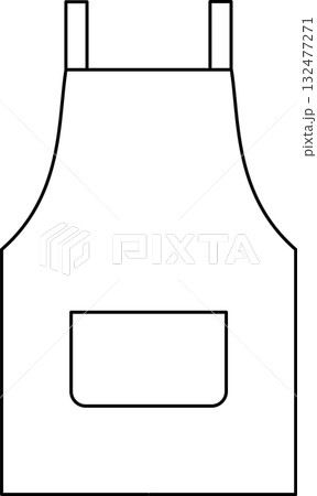 シンプルなエプロンのアイコン 132477271