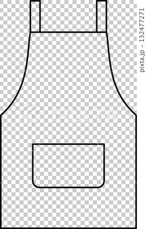 シンプルなエプロンのアイコン 132477271