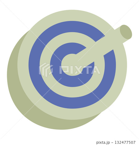 上から見た独楽のお正月イラスト 上から見た独楽のお正月イラスト 132477507