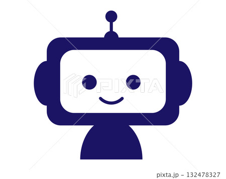AIのロボット(チャットボット) AIのロボット(チャットボット) 132478327