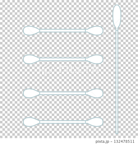 棉花棒插圖集 棉花棒插圖集 132478511