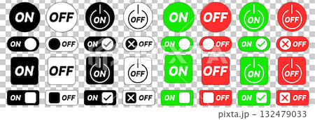 大文字ON/OFFスイッチセット 大文字ON/OFFスイッチセット 132479033