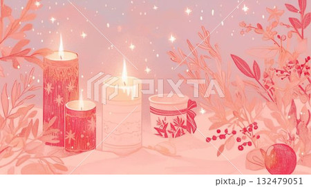 星とキャンドルのやさしい夜 星とキャンドルのやさしい夜 132479051