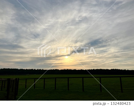 馬見の丘の夕暮れ 馬見の丘の夕暮れ 132480423