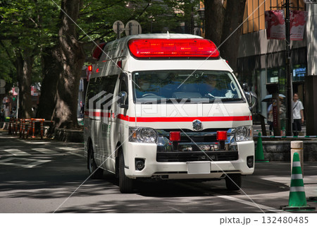 救急車 特殊車両 自動車 乗り物 東京消防庁 緊急事態 救急車 特殊車両 自動車 乗り物 東京消防庁 緊急事態 132480485