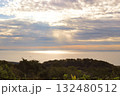 山と海と薄明光線 132480512