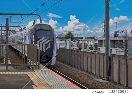 中央線 国立 立川 特急 あずさ 特急列車 特急あずさ 中央線 国立 立川 特急 あずさ 特急列車 特急あずさ 132480952