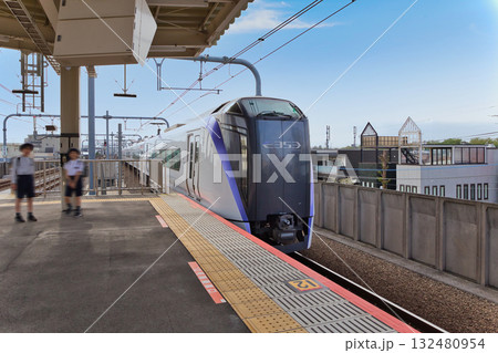 中央線 国立 立川 特急 あずさ 特急列車 特急あずさ 中央線 国立 立川 特急 あずさ 特急列車 特急あずさ 132480954