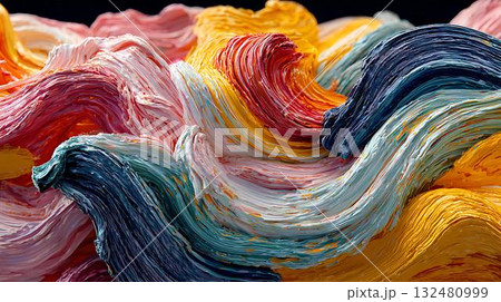 abstract background texture of oil paints 132480999