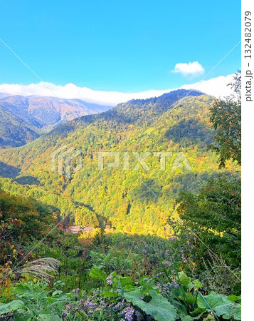 白骨温泉を望む 132482079