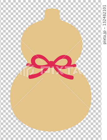 ひょうたんのベクターイラスト。正月、縁起物 132482101