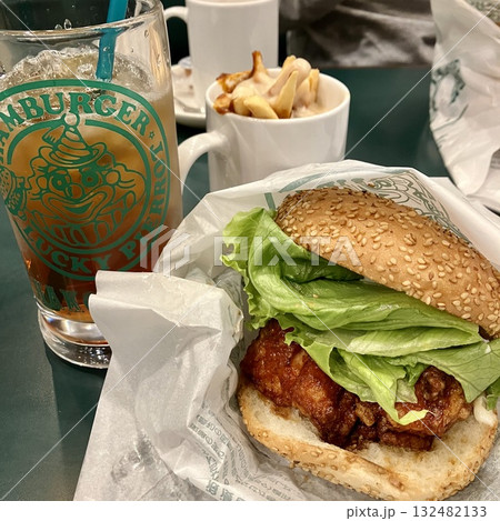 チャイニーズチキンバーガーのセット チャイニーズチキンバーガーのセット 132482133