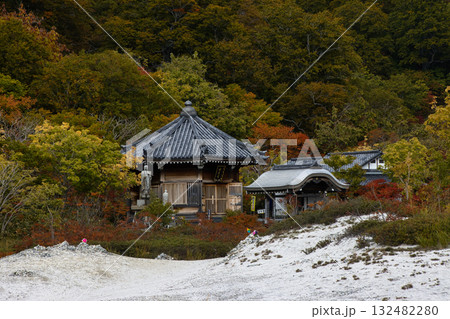 恐山 八角円堂 青森県むつ市 恐山 八角円堂 青森県むつ市 132482280