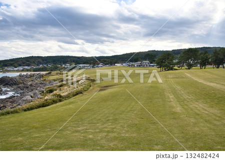 種差海岸　種差天然芝生地　青森県八戸市 132482424