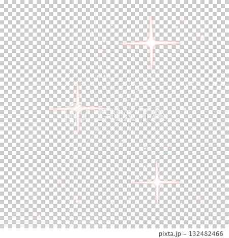 ピンク色のキラキラと光るエフェクト ピンク色のキラキラと光るエフェクト 132482466