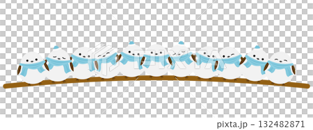 Warm and cozy long-tailed tit dumplings for everyone 132482871