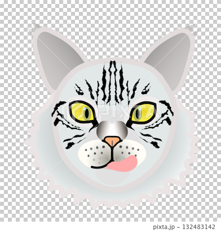 サイベリアン猫の顔 サイベリアン猫の顔 132483142