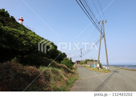 秋田　男鹿　鵜ノ埼灯台 132483202
