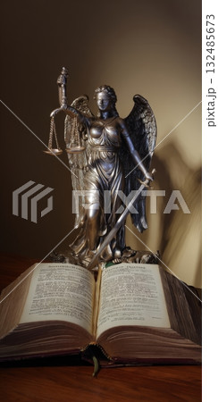 Lady justice statue symbolizing law and legal system Lady justice statue symbolizing law and legal system 132485673