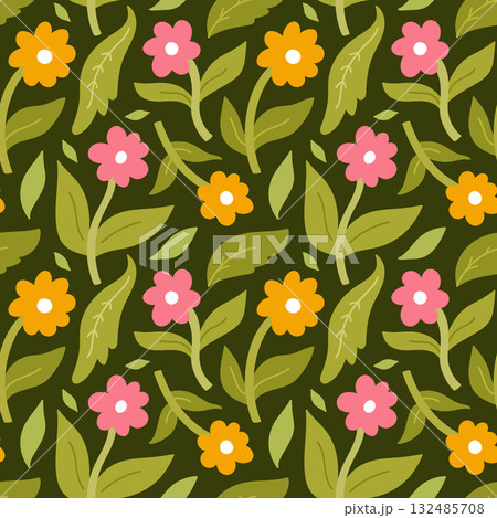 Botanical seamless pattern Botanical seamless pattern 132485708