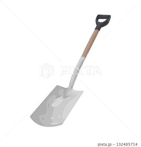 Illustration of shovel Illustration of shovel 132485714