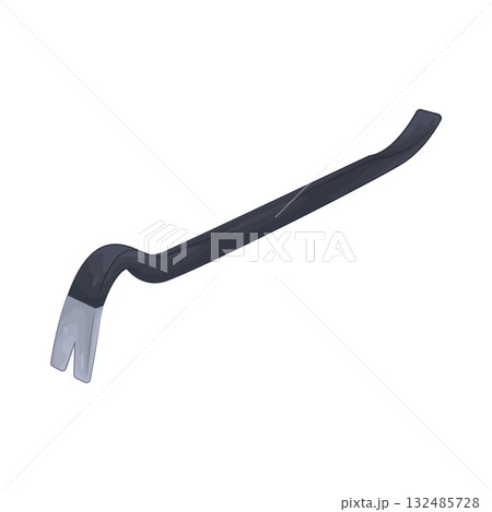 Illustration of crowbar  132485728