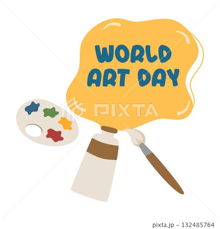 world art day illustration 15 april world art day illustration 15 april 132485764