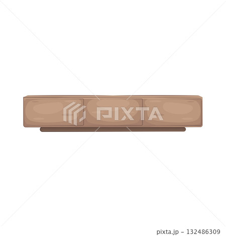 Illustration of tv stand 132486309